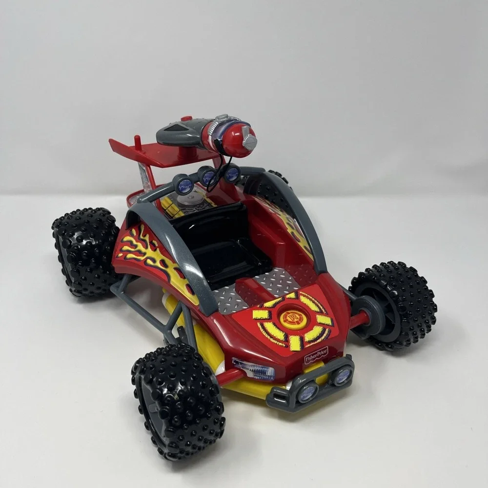 2001 Fisher Price Rescue Heroes Dune Buggy w/ Detachable Raft‎ Complete